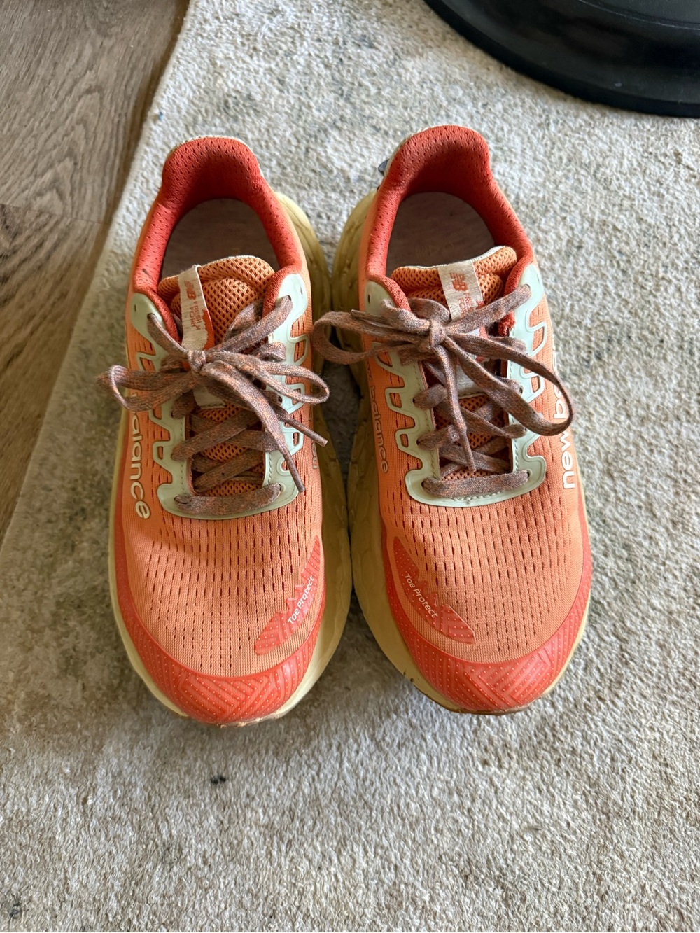 New Balance Women’s Coral-Orange Trail Running Sneakers Shoes